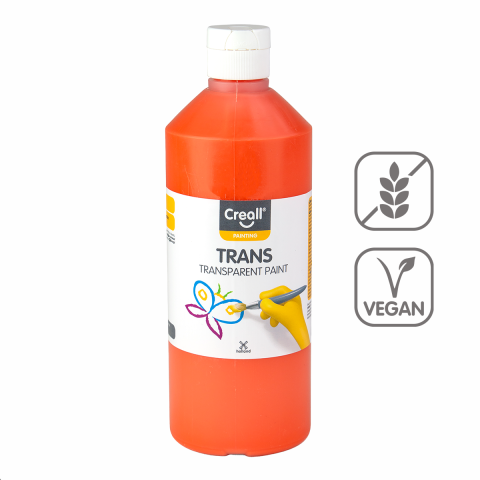 Barvy efektní transparent CREALL 500ml oranžová